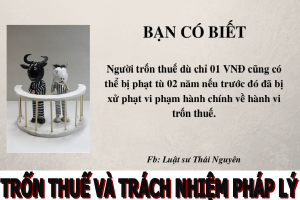 xử phạt hành vi trốn thuế