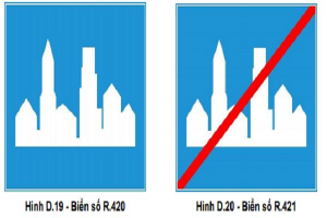 Qua ngã tư có phải đặt lại biển báo không 